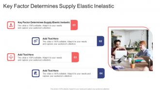 Key Factor Determines Supply Elastic Inelastic In Powerpoint And Google Slides Cpb