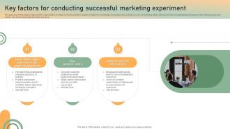 Key Factors For Conducting Successful Marketing Experiment