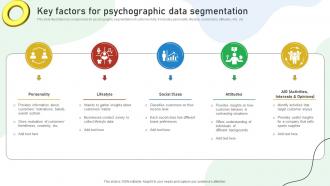 Key Factors For Psychographic Data Segmentation