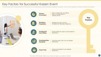 Key Factors For Successful Kaizen Event