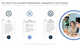 Key Factors For Successful Transformation Management In New Business