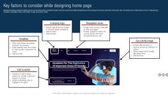 Key Factors To Consider While Designing Home Page Comprehensive Guide For Digital Website
