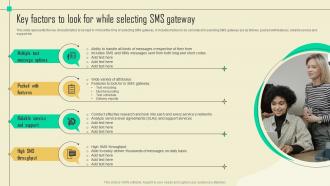 Key Factors To Look For While Sms Promotional Campaign Marketing Tactics Mkt Ss V