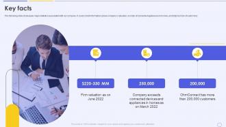 Key Facts OhmConnect Investor Funding Elevator Pitch Deck
