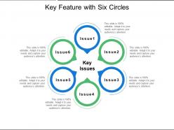 Key feature with six circles