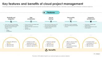 Key Features And Benefits Of Cloud Project Navigating The Digital Project Management PM SS