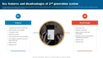 Key Features And Disadvantages Of 2nd Generation System 1G To 5G Technology