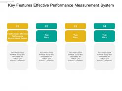 Key features effective performance measurement system ppt powerpoint presentation templates cpb
