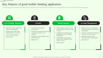 Key Features Of Good Mobile M Banking For Enhancing Customer Experience Fin SS V
