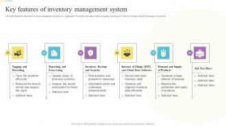 Key Features Of Inventory Management System