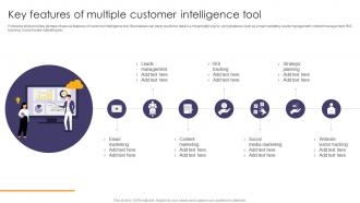 Key Features Of Multiple Customer Intelligence Tool