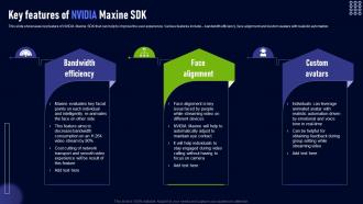 Key Features Of Nvidia Maxine Sdk Nvidia Maxine For Enhanced Video AI SS