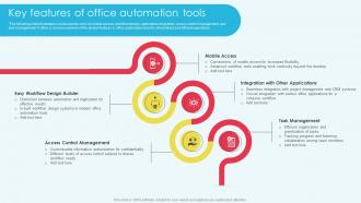 Key Features Of Office Automation Tools
