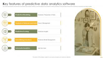 Key Features Of Predictive Data Analytics Software Business Analytics Transformation Toolkit