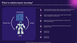 Key Features Of Reinforcement Learning IT Powerpoint Presentation Slides Best Multipurpose
