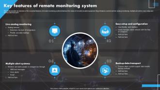 Key Features Of Remote IoT Remote Asset Monitoring And Management IoT SS
