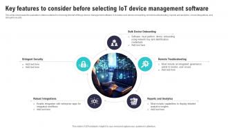 Key Features To Consider Before Selecting IoT Security And Privacy Safeguarding IoT SS