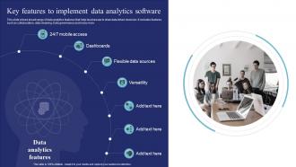 Key Features To Implement Data Analytics Software Data Science And Analytics Transformation Toolkit