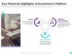 Key financial highlights e commerce website investor funding elevator