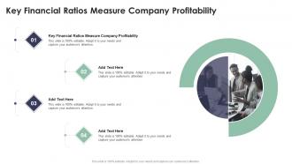 Key Financial Ratios Measure Company Profitability In Powerpoint And Google Slides Cpb