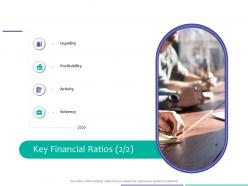 Key financial ratios solvency strategic due diligence ppt powerpoint presentation gallery