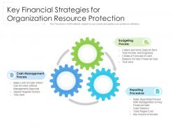 Key financial strategies for organization resource protection
