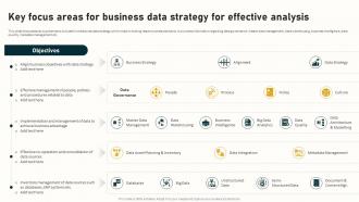 Key Focus Areas For Business Data Strategy For Complete Guide To Business Analytics Data Analytics SS