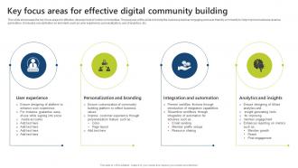 Key Focus Areas For Effective Digital Community Building
