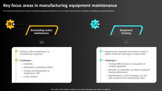Key Focus Areas In Manufacturing Equipment Operations Strategy To Optimize Strategy SS
