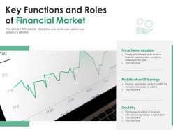 Key functions and roles of financial market
