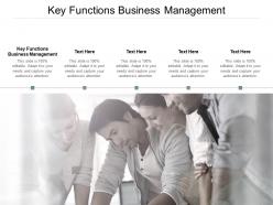 Key functions business management ppt powerpoint presentation slides example cpb
