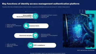Key Functions Of Identity Access Management Authentication Platform
