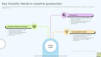 Key Futuristic Trends In Creative Production Ppt Slides