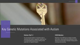 Key Genetic Mutations Associated With Autism Genetics PPT Structure ACP