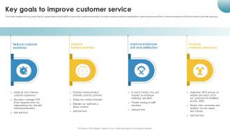 Key Goals To Improve Customer Service