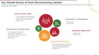 Key Growth Drivers Of Industry Report For Food Manufacturing Sector