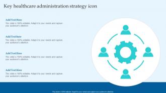 Key Healthcare Administration Strategy Icon