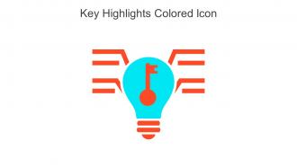 Key Highlights Colored Icon In Powerpoint Pptx Png And Editable Eps Format