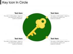 Key Icon In Circle
