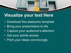 Key in labyrinth search complex situation powerpoint templates ppt themes and graphics 0213