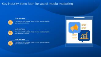 Key Industry Trend Icon For Social Media Marketing