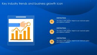 Key Industry Trends And Business Growth Icon