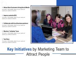 Key Initiatives By Marketing Team To Attract People