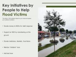 Key Initiatives By People To Help Flood Victims