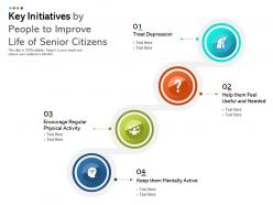 Key initiatives by people to improve life of senior citizens