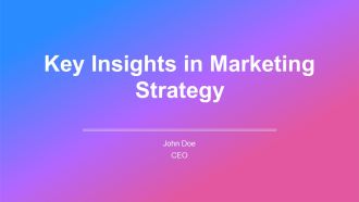 Key Insights In Marketing Strategy PPT Slides AT