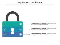 Key issues lock format