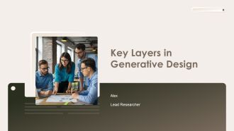 Key Layers In Generative Design PPT Structure AT