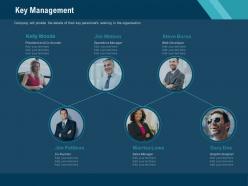 Key management organisation ppt powerpoint presentation infographic template