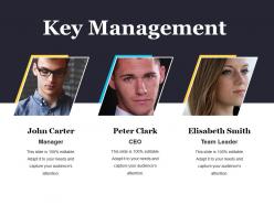 Key management powerpoint presentation templates
